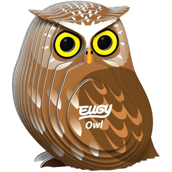 044 OWL ECO-FRIENDLY 3D PAPER PUZZLE [NEW SEAL] - Image 1